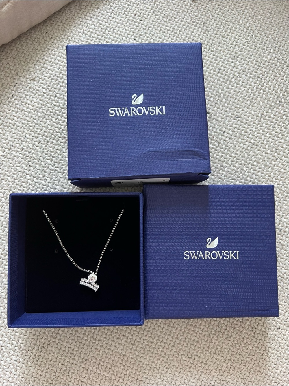 Swarovski Silver Necklace (new with tags)